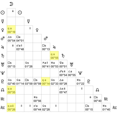 Karl Theodor zu Guttenberg Horoscope Grid